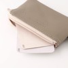 NSL-2708 Slip-on Noir Key Pouch, Yellow, Genuine Leather, Card Case,