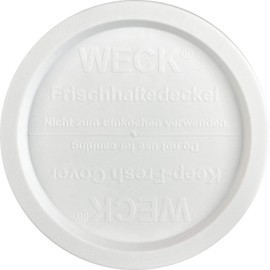 Weck Fresh Lid 100 mm 5 Pieces KST. WEAR, 5 Fischhaltedeckel, White L739