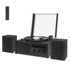 LUXSWAY Vinyl Record Player, Turntable with Bluetooth Input & Output,