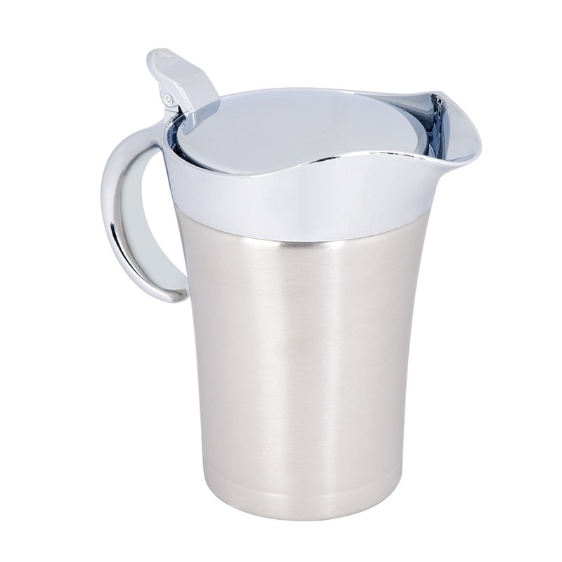 304 Stainless Steel Thermal Insulated Double Wall Sauce Gravy Boat