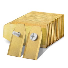 TBoonor 30 x Robotic Lawnmower Replacement Blades, Blade Blades for Lawn Robot - Compatible with Husqvarna Automower, Gardena, Yard Force with Innovative Screws - Universal Replacement Blades