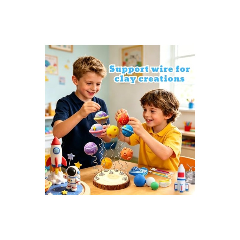 Air Dry Clay Set, 48 Colours Modelling Clay Air Drying