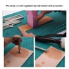 Leather Stamping Tools,2 Pieces Professional Leather Stamps for Craft Working(178+113)