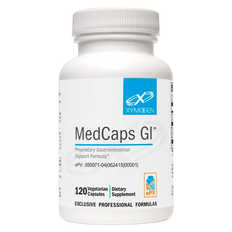 XYMOGEN MedCaps GI - L Glutamine, Inulin Prebiotic Fiber +