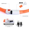 BSEEN Silicone LED Dog Collar - USB Rechargeable Light Up