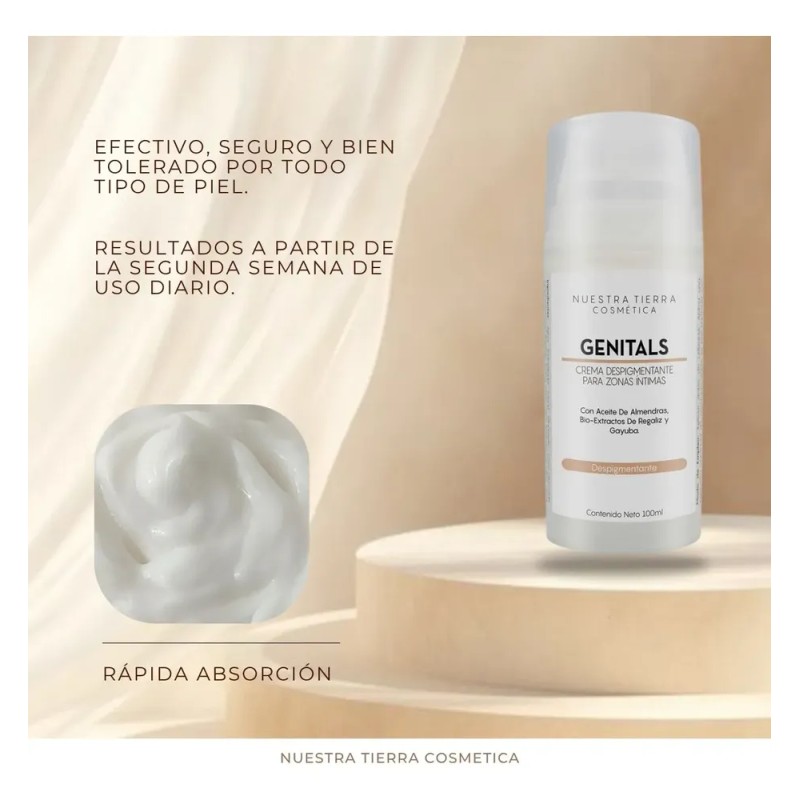 Crema Despigmentante Para Zonas Intimas Con Arbutina 100ml