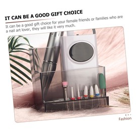 Baluue 1pc Nail Polishing Organizer Holder Chic Display Base for Nail Art Grinding Design for Shop Use Compact and Practical Storage