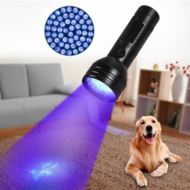 Pet Urine Detector Light Handheld UV Black Light Flashlight Portable Dog Cat Urine Carpet Detec