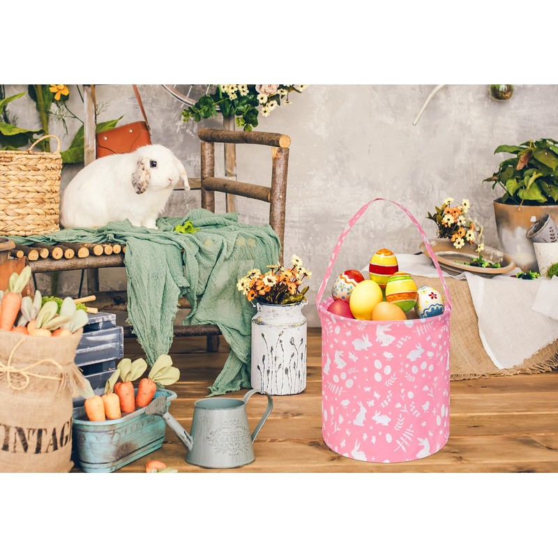 VAIVUSTO Easter Bunny Baskets for Kids Boys and Girls Easter