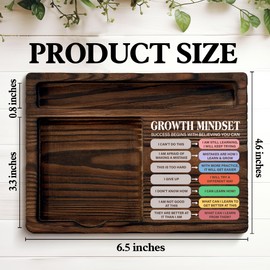 Motivational Affirmations Sticky Note Holder Mental Health Gifts Growth Mindset Post lt Note Dispenser for Therapy Office Desk Decor