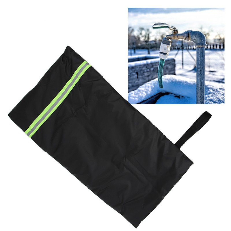 Outdoor Faucet Cover Waterproof Winter Protector Black Warm Keeping Freeze