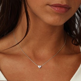 Silver Choker Necklaces for Women Name Necklace Sterling Silver Necklace Initial Necklace Mum Necklace