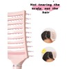 bepisof Pink Women's Comb - Hair and Scalp Massage Comb