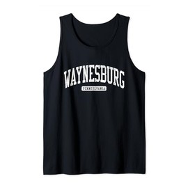 Waynesburg Pennsylvania PA JS03 College University Style Tank Top