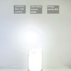 DAPSHU 6 Pack G9 Led Light Bulb 6W Equivalent 60W