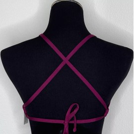 Jolyn Bikini Swim Top Vent Large Red (Cabernet) New with tags