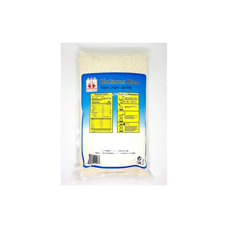 Thai Sweet Rice Gluttinous Rice Extra Super Quality 5 lbs.