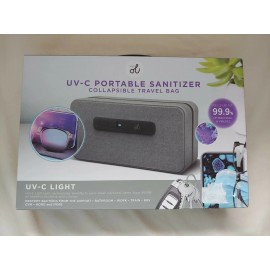 OLID1091GY UV-C PORTABLE COLLAPSIBLE TRAVEL HAND BAG MODEL OLID1091GY