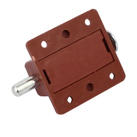 Sourcingmap Furniture Door Spring Loaded Press Button Latches Bolt Lock 5pcs