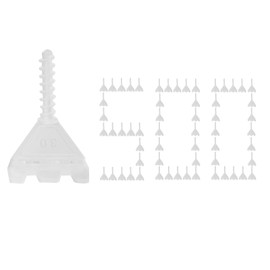 DGSL Tile Leveling System 1/8", 500 Pcs Tile Spacers, Tile Spacers Leveling System for Professional Ceramic Tile and Stone Installation, Effortless DIY Install, Precision Gap Control