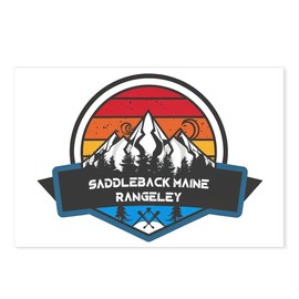 CafePress Saddleback Maine Rangeley Maine Postcards (Package of 8), 6"x4" Printed Note Card