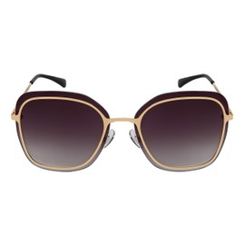 EDGEIWEAR Womens Fashion Designer Inspired Rimless Sunglasses Flat Mirroed Lens UV Protection 3205-FLREV-1 (G.ap)