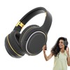 Headphones Wireless | Wireless On-Ear Headset | Foldable Stereo Bass