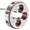 TA-VIGOR 1pc 7/16-20 UNF Metric Adjustable Threading Die, Alloy Tool