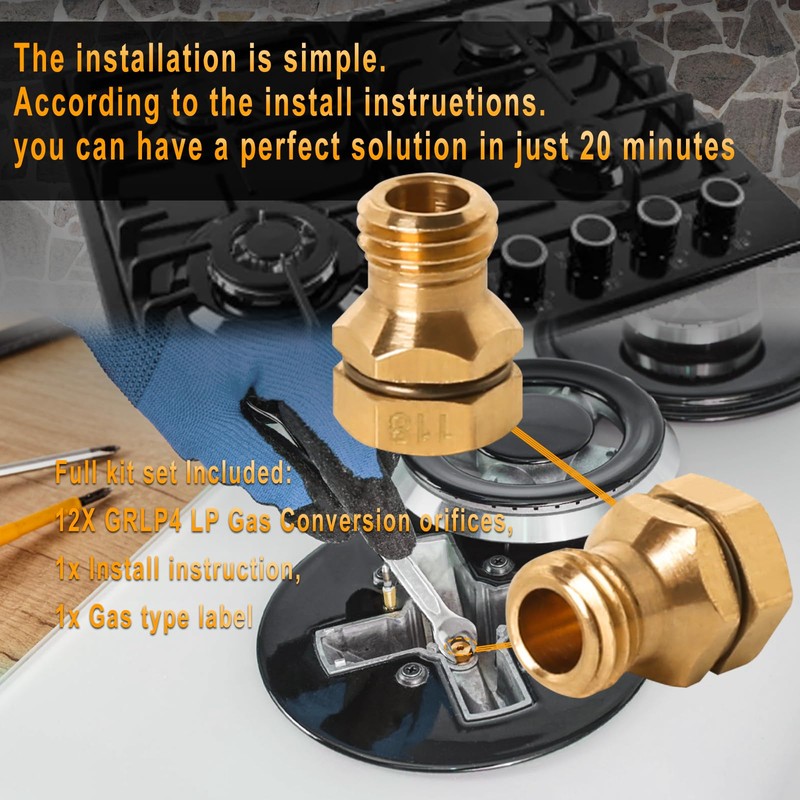 GRLP4 LP Conversion Kit | Propane Orifice | Gas To
