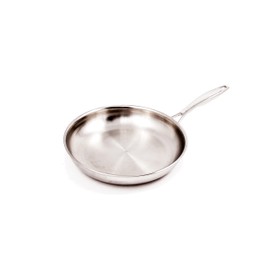 Swiss Diamond Premium Clad 5-Ply Stainless Steel 11 Inch Frying Pan with Satin Exterior Finish, Induction Compatible Skillet - Oven and Dishwasher Safe