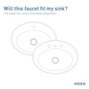 Moen LISO Spot Resist Brushed Nickel One-Handle Bathroom Faucet, One