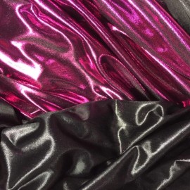 Shiny high gloss Metallic Foil Magenta Fuchsia light weigh costume fabric 60"