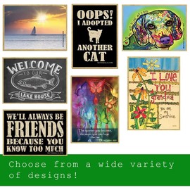 Wildlife Photography Magnet Series – Wolf Face Night Sky Rustic Nature Photography Magnets for Fridge, Office, Cooler, Cabin Decor 2.5 x 3.5 inch (SJT09567)