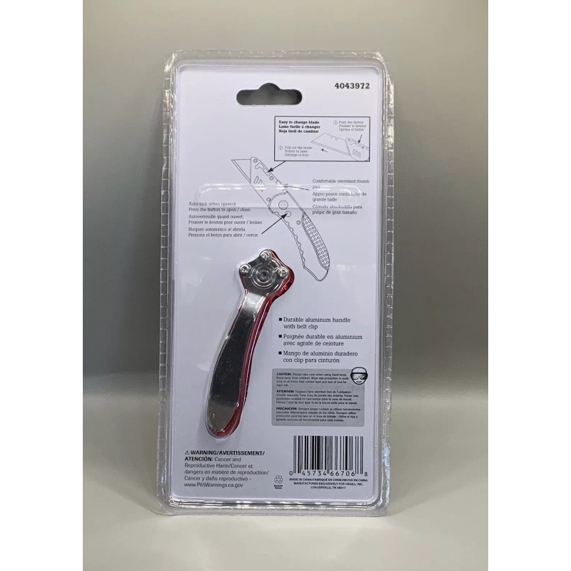 Vulcan Folding Utility Knife