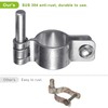 Insaga 1-3/8'' Thick Gate Hinges, 304 Stainless Steel Chain Link