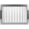 Repa Market 13" x 9" Inch Air Exhaust Grille for Round Ducts - Adjustable Louvre Blade - Galvanized Air Supply Vent Cover - Side Fit Round Surface Canal Ducting from 19.68" to 35.43" Inches