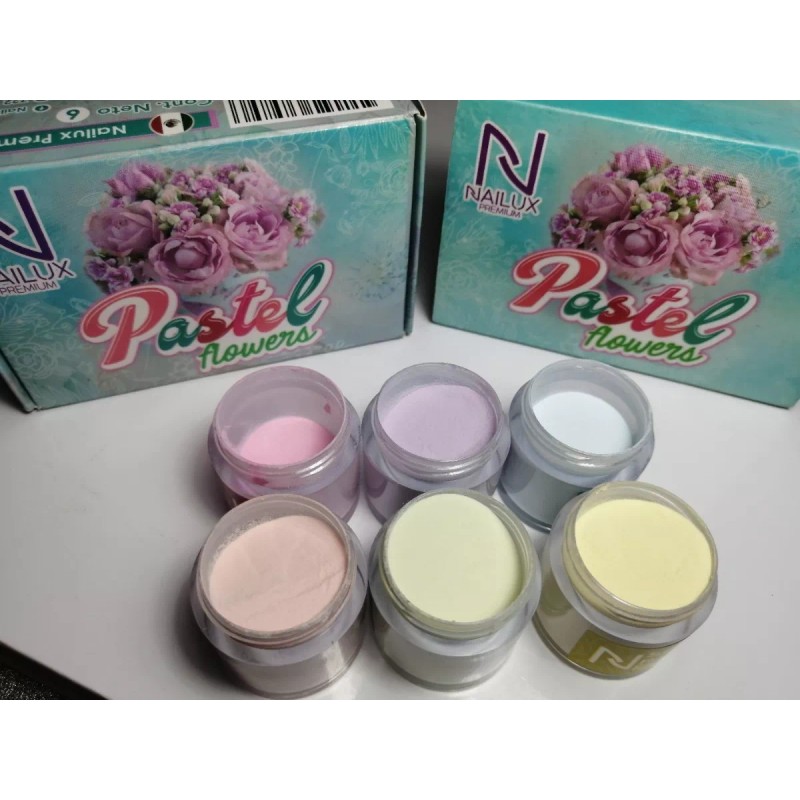 Nailux Coleccion De Acrilicos Colores Pastel