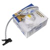 Lupenleuchte mit Klemme und Flip, 2.5X 5X LED Tischlupe Lupenlampe