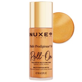Nuxe Huile Prodigieuse Shimmering Dry Oil | Gold-Flecked Dry Oil, Illuminates & Softens Face, Body & Hair, Multi-Purpose Nourishment, Vegan Formula