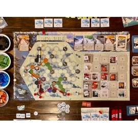 Alpenglow: The Ski Resort Board Game | Fun Strategy Game for Adults and Teens | 2-5 Players | Includes Apres Ski Expansion
