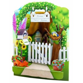 Santoro Interactive 3D Swing Greeting Card, Home Sweet Home