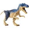 Jurassic World Dual Attack Allosaurus Dinosaurs in Medium Size with Button-Activated Dual Strike Action Moves Like Tail & Head Strikes