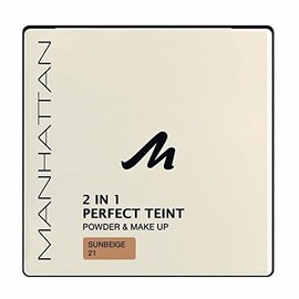 Manhattan 17358 Perfect Teint Powder and Make-Up Sunbeige