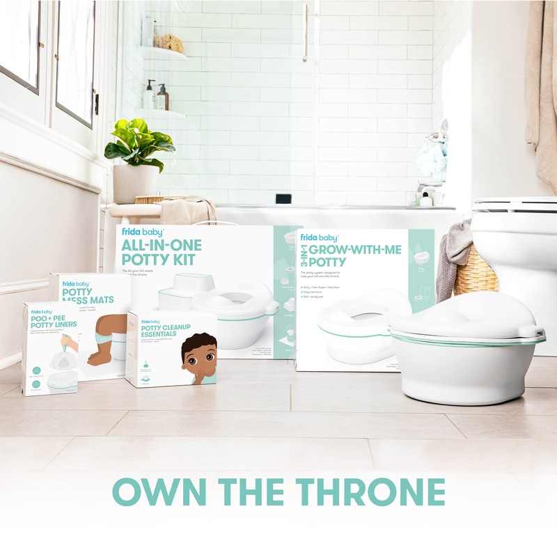 Frida Baby Poo + Pee Potty Liners, Leak-Proof, Super-Absorbent Liners