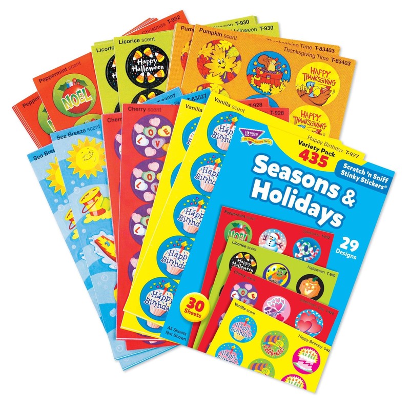 Trend Enterprises: Seasons & Holidays, Scented Scratch 'N Sniff Stinky
