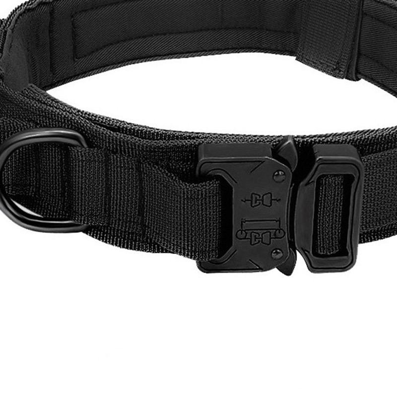 Military Dog Collar Professional Safety Adjustable Nylon Dog Collar for