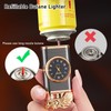 Torch Lighter, Exquisite Relief Dual Flame - Windproof Adjustable Jet