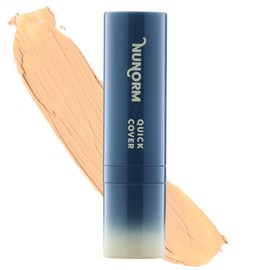 NuNorm Quick Cover Stick | Lightweight Foundation + Concealer For Men's Skin | Face + Body | 17 Shades | Instantly Covers Blemishes | Natural Matte Finish | Cruelty-Free + Vegan | Portable (Pine)