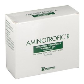 Errekappa Euroterapici - Aminotrofic® R Integratore Alimentare in Polvere con Aminoacidi Essenziali EAA e Ramificati, Vitamina B 6 e B1, Integratori Sport con e Carenza Proteine con Vitamine, 14 Buste