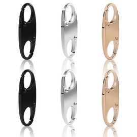 Zipper Clips Anti Theft Deterrent, 6pcs Outdoor Travel Clip, Travel Anti Theft Bag Hook, Pocket Key Ring Clips Luggage Zip Lock